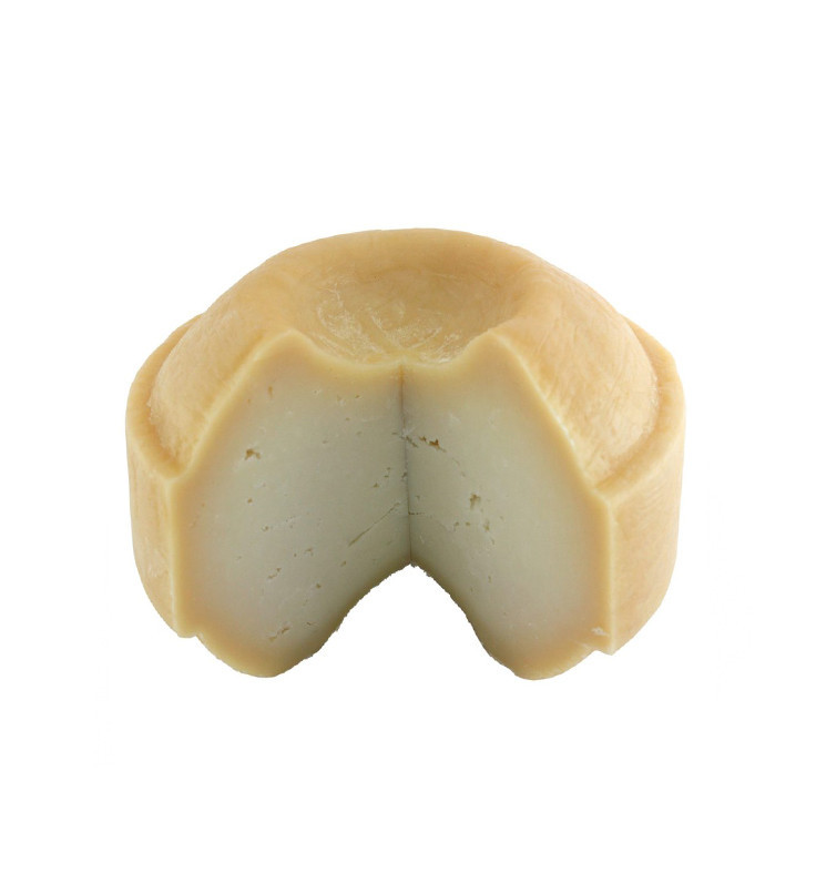 Queso Tronchón Curado es un queso elaborado con leche cruda de cabra, caracterizado por su maduración prolongada y su sabor.